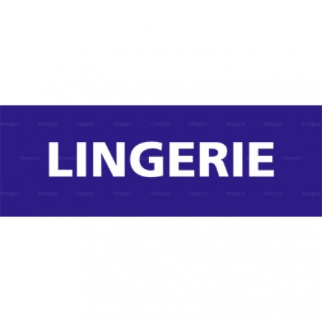 Panneau rectangulaire Lingerie