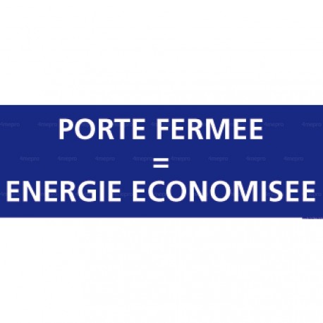 Panneau rectangulaire Porte fermée pour énergie économisée