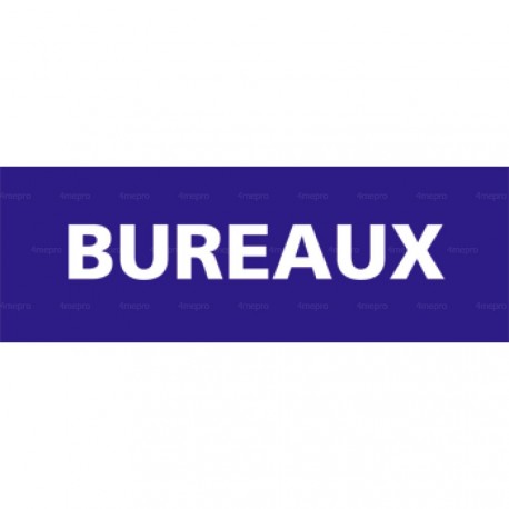 Panneau rectangulaire Bureaux 1