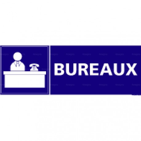 Panneau rectangulaire Bureaux 2