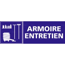 Panneau rectangulaire Armoire entretien 2