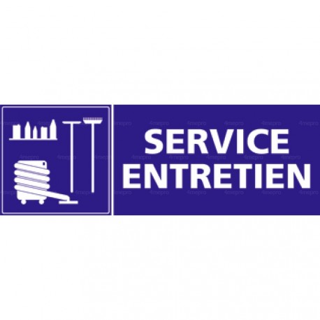 Panneau rectangulaire Service entretien 1