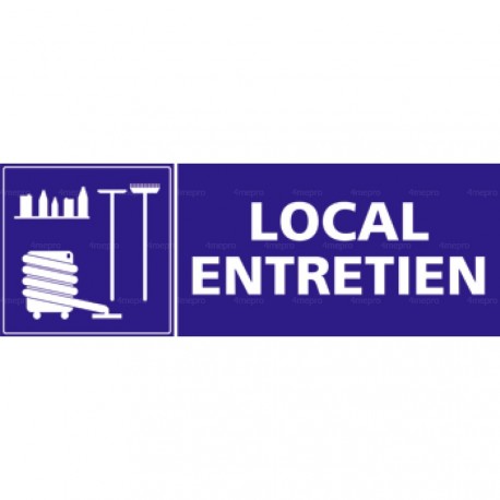 Panneau rectangulaire Local entretien