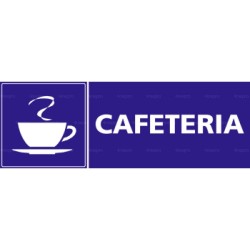 Panneau rectangulaire Caféteria