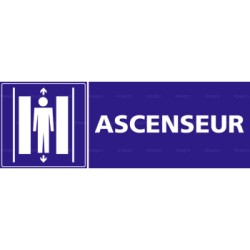 Panneau rectangulaire Ascenseur