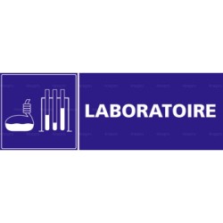 Panneau rectangulaire Laboratoire