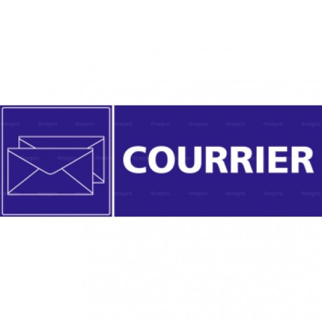 Panneau rectangulaire Courrier 2