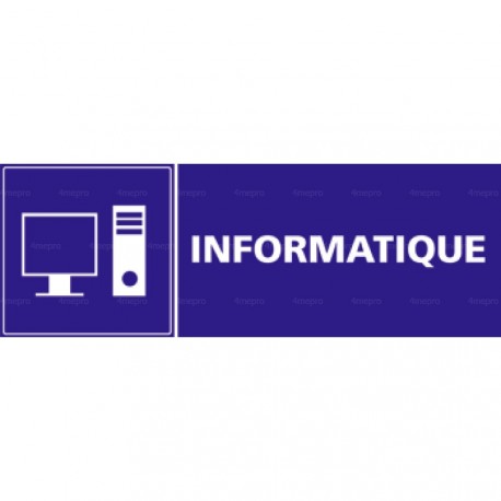 Panneau rectangulaire Informatique