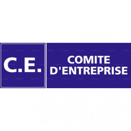 Panneau rectangulaire Comité entreprise