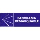 Panneau rectangulaire Panorama remarquable