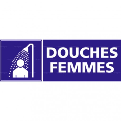 Panneau rectangulaire Douches femmes