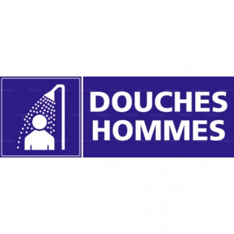 Panneau rectangulaire Douches hommes