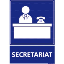 Panneau vertical Secrétariat