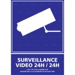Panneau d'information Surveillance video 2