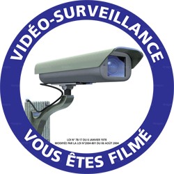 Panneau de signalisation Video surveillance vous êtes filmés 3