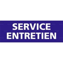 Panneau rectangulaire Service entretien 2