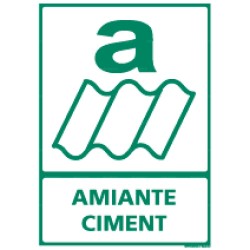 Panneau rectangulaire Amiante ciment