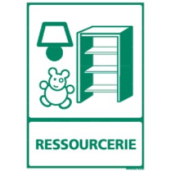 Panneau rectangulaire Ressourcerie