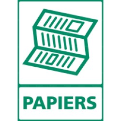 Panneau rectangulaire Papiers