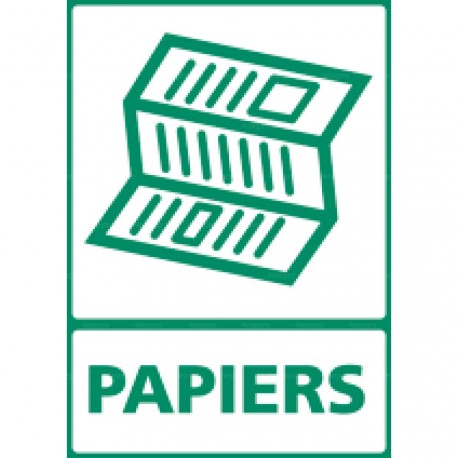 Panneau rectangulaire Papiers