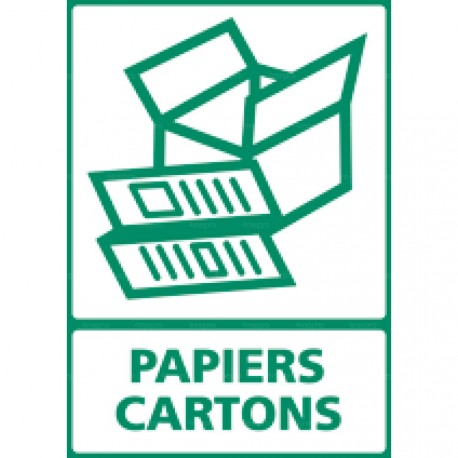 Panneau rectangulaire Papiers cartons