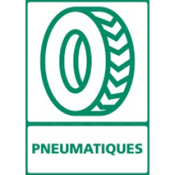 Panneau rectangulaire Pneumatiques