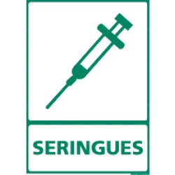 Panneau rectangulaire Seringues