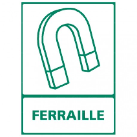 Panneau rectangulaire vertical Ferraille