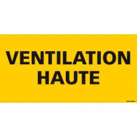 Panneau rectangulaire Ventilation haute