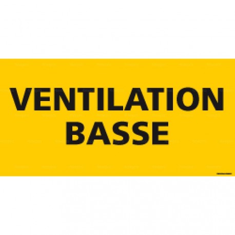 Panneau rectangulaire Ventilation basse