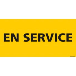 Panneau rectangulaire En service