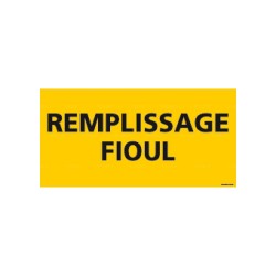 Panneau rectangulaire Remplissage fioul