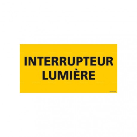 Panneau rectangulaire Interrupteur lumière