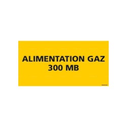 Panneau rectangulaire Alimentation gaz 300 MB