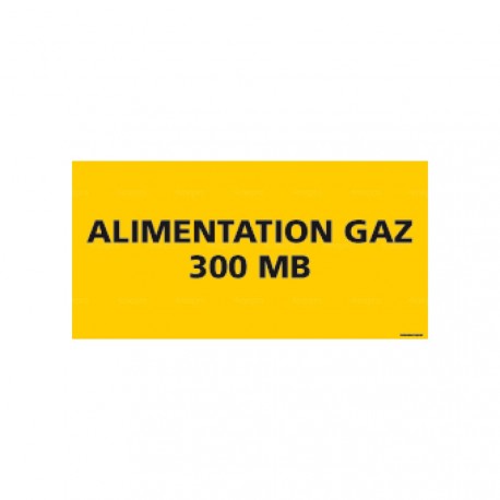 Panneau rectangulaire Alimentation gaz 300 MB