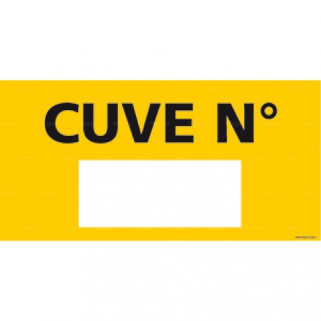 Panneau rectangulaire Cuve N°