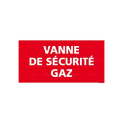 Panneau rectangulaire Vanne de sécurité gaz