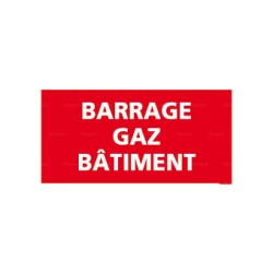 Panneau rectangulaire Barrage gaz bâtiment