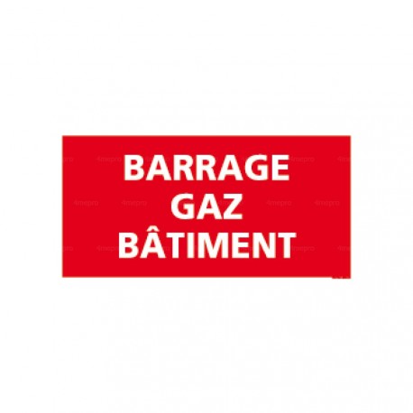 Panneau rectangulaire Barrage gaz bâtiment