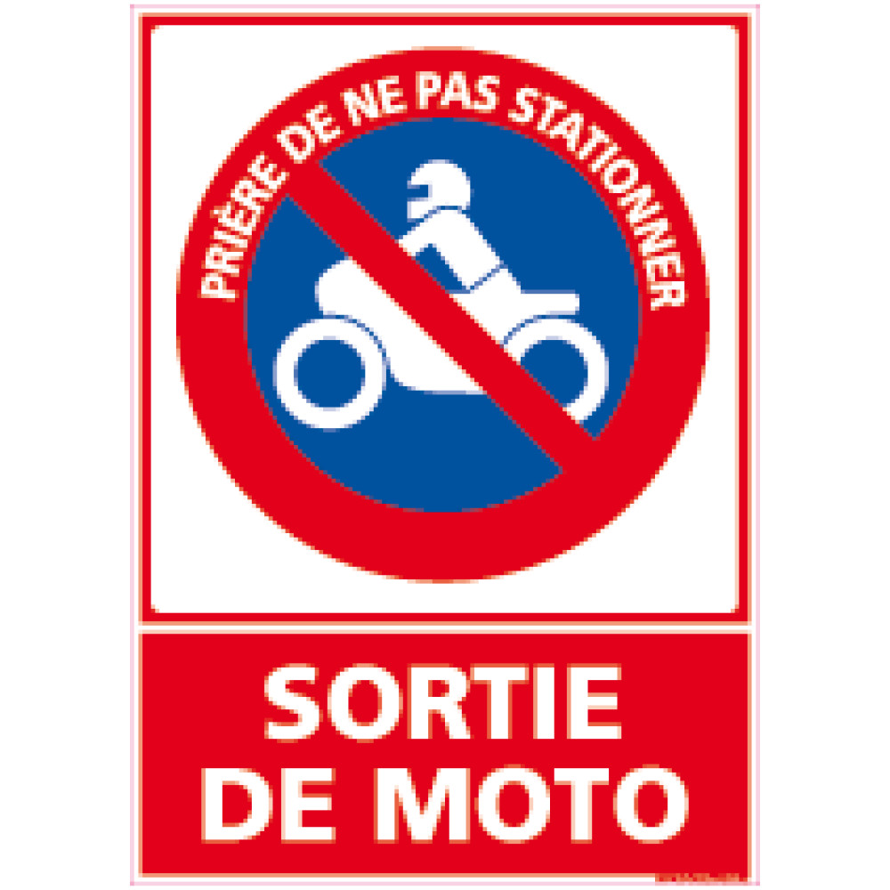 2 Disques 'Ne Pas Stationner Sortie De Véhicules' - Panneaux Signalisation PVC Neuves, Marque Spotlight