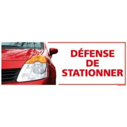 Panneau Défense de stationner