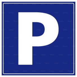 Panneau Parking carré