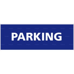 Panneau rectangulaire horizontal Parking
