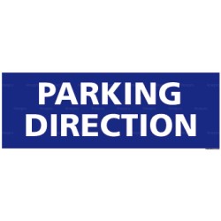 Panneau rectangulaire horizontal Parking direction 1