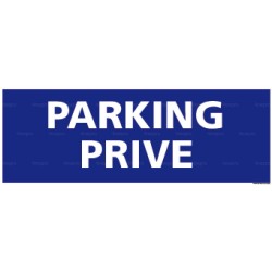 Panneau rectangulaire horizontal Parking privé 2