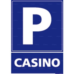 Panneau de parking vertical Casino