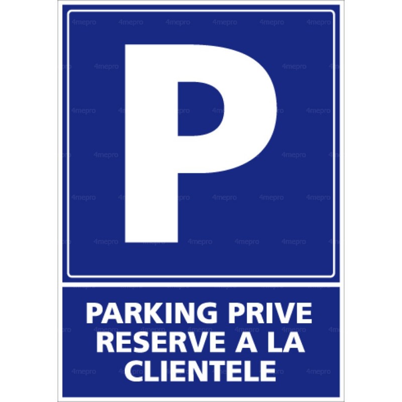 Panneau Signalétique 'PARKING RÉSERVÉ AUX CLIENTS DE L'HÔTEL' - ABS Anti-UV, Gravé, Fabriqué En France
