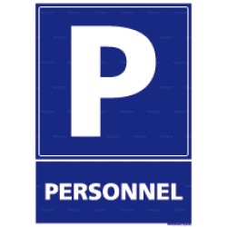 Panneau de parking vertical Personnel