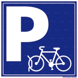 Panneau carré Parking pour vélo