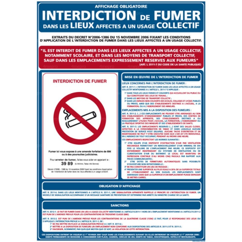 Autocollant Interdit De Fumer Avec Pictogrammes Feu/lumière/fumée -  Dimensions 10.5x14.8cm